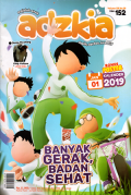 Majalah anak Adzkia:banyak gerak badan sehat