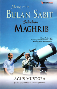 Mengintip bulan sabit sebelum maghrib
