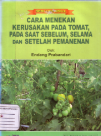 Cara menekan kerusakan pada tomat, pada saat sebelum selama dan setelah pemanenan