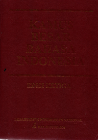 Kamus besar bahasa Indonesia(Edisi ketiga)