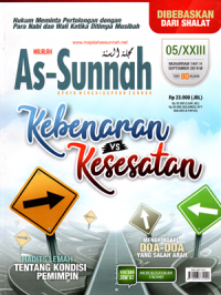 Majalah As-Sunnah upaya menghidupkan sunnah: Kebenaran vs kesehatan