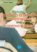 Learning how to respond interpersonally and to respond statement