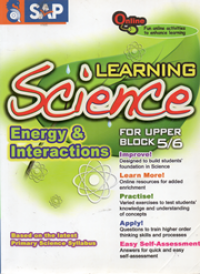 Learning Science Energy & Interactions : For Upper Block 5/6