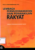 Lembaga permusyawaratan dan perwakilan rakyat
